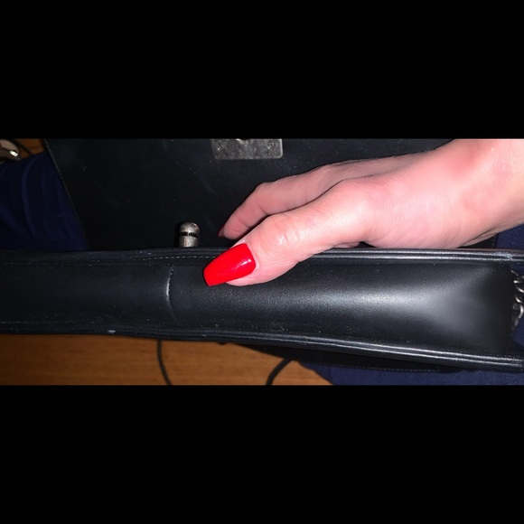 Auth long CHANEL SHORT day/evening bag caviar - Picture 4 of 7